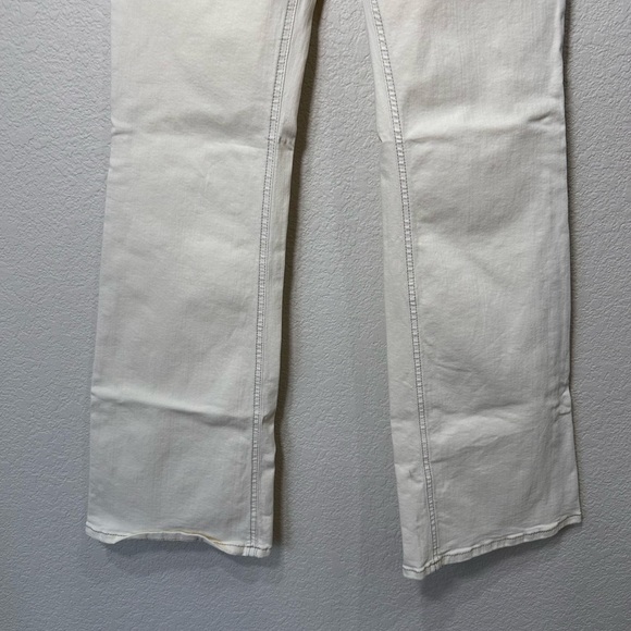 Current/Elliott Women's Cream Boot Cut Jeans 29 - Picture 7 of 8